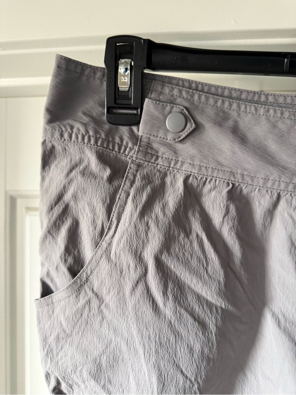 Merrell Women’s Light Gray Nylon Shorts - Picture 2 of 5